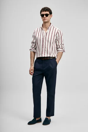 Rıng Erkek Basic Gömlek Regular Fit Bordo