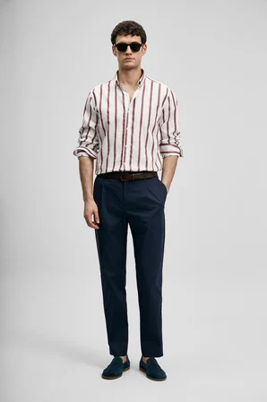 Rıng Erkek Basic Gömlek Regular Fit Bordo