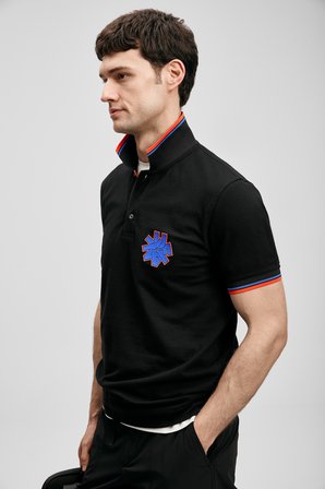 Gavın Smart Erkek Polo Tişört Siyah