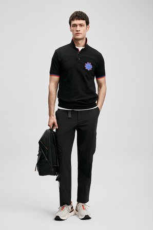 Gavın Smart Erkek Polo Tişört Siyah