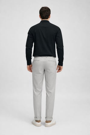 Venedıc Erkek Basic Gömlek Regular Fit Siyah
