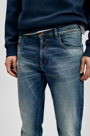 Max Smart Jean Erkek Pantolon Slim Fit Mavi