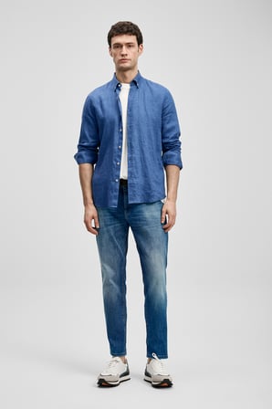 Beneflec Smart Jean Erkek Pantolon Slim Fit Mavi