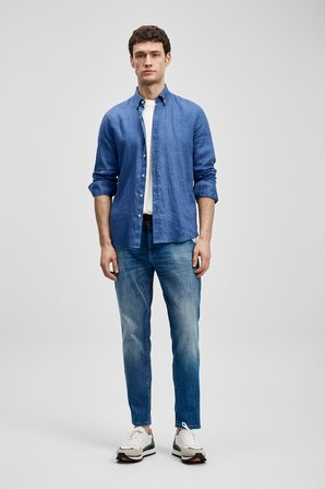 Beneflec Smart Jean Erkek Pantolon Slim Fit Mavi