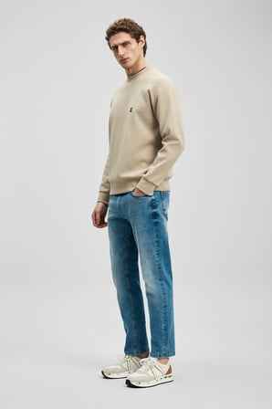 Derek Smart Jean Erkek Pantolon Slim Fit Açık Mavi