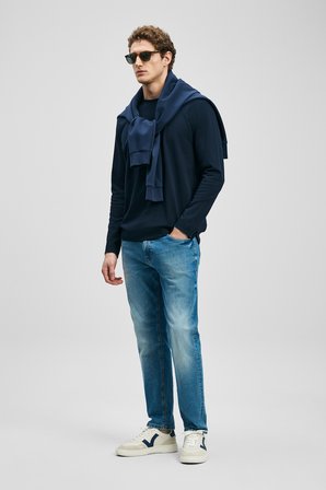 Vernom Smart Jean Erkek Pantolon Slim Fit Açık Mavi