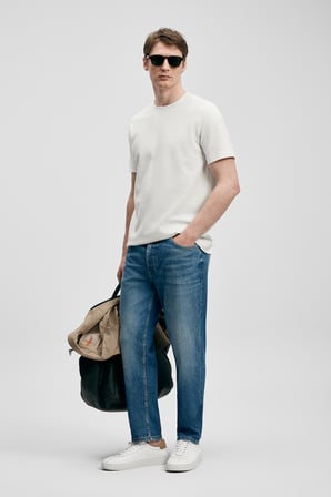 Andre Smart Jean Erkek Pantolon Slim Fit Mavi