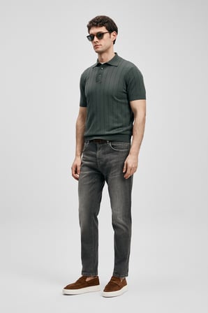 Quel Smart Jean Erkek Pantolon Slim Fit Gri