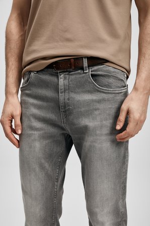 Tony Smart Jean Erkek Pantolon Slim Fit Açık Gri
