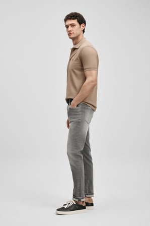 Tony Smart Jean Erkek Pantolon Slim Fit Açık Gri