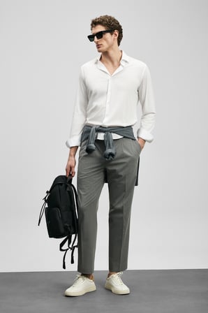 Armada Erkek Basic Gömlek Regular Fit Beyaz