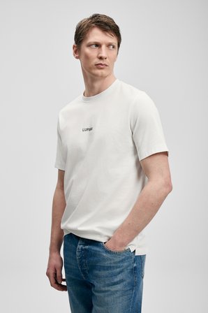 Marcus Modern Grafik Tişört Kırık Beyaz