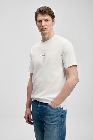 Marcus Modern Grafik Tişört Kırık Beyaz