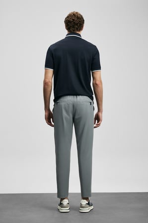 LUFIAN Erkek Levı Smart Polo T-Shirt 111040238 Lacivert