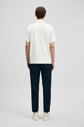 LUFIAN Erkek Levı Smart Polo T-Shirt 111040238 Beyaz