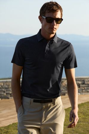 Jaxon Hi- Tech Performance Dikişsiz Polo Tişört Siyah