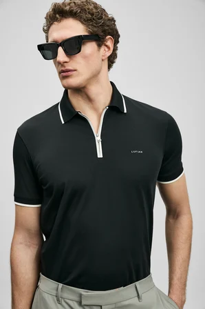 Chase Smart Erkek Polo Tişört Siyah