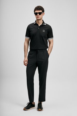 Cole Smart Erkek Polo Tişört Siyah