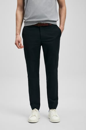 Mathias Smart Erkek Chino Pantolon Slim Fit Lacivert