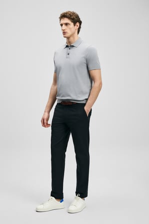Mathias Smart Erkek Chino Pantolon Slim Fit Lacivert