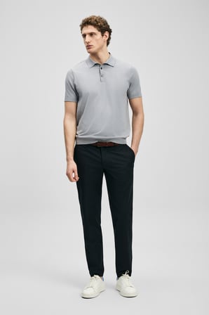 Mathias Smart Erkek Chino Pantolon Slim Fit Lacivert