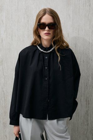 Pamela Kadın Gömlek Siyah
