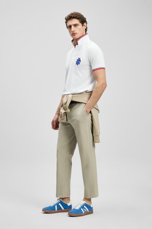 Gavın Smart Erkek Polo Tişört Kırık Beyaz