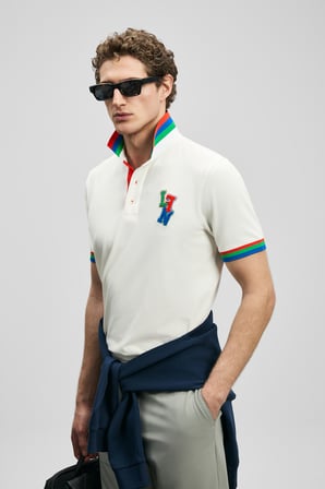 Fun Smart Erkek Polo Tişört Kırık Beyaz