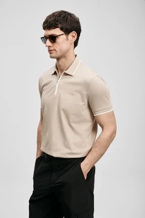 Chase Smart Erkek Polo Tişört Bej
