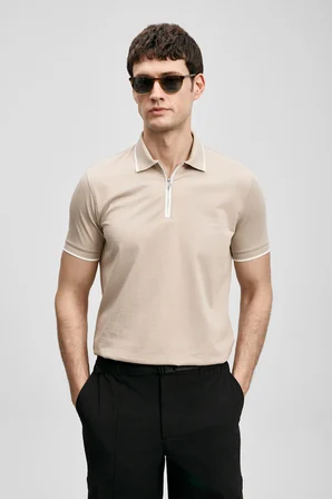 Chase Smart Erkek Polo Tişört Bej