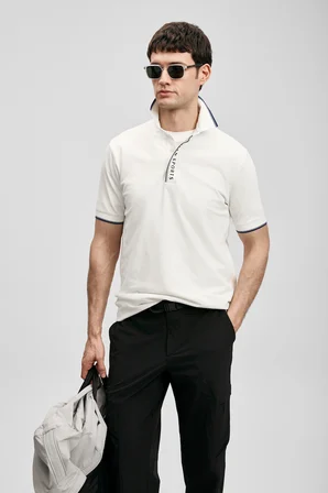 Lord Smart Erkek Polo Tişört Kırık Beyaz