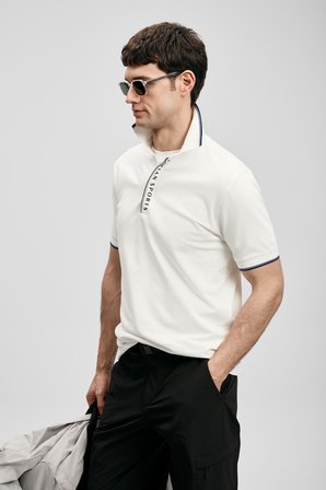 Lord Smart Erkek Polo Tişört Kırık Beyaz