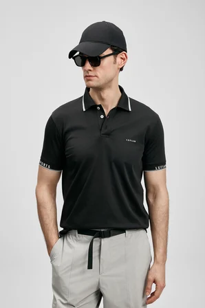 Hold Smart Erkek Polo Tişört Siyah