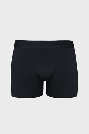 Solıd Erkek Pamuklu Boxer Lacivert