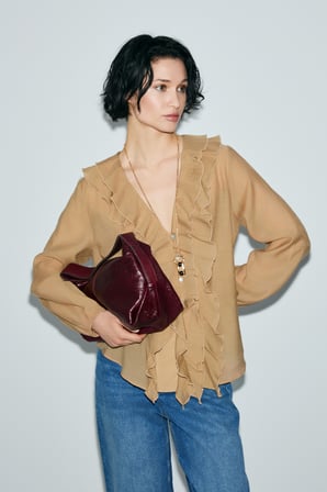 Lotus Kadın Denim Mom Fıt- Yüksek Bel Mavi