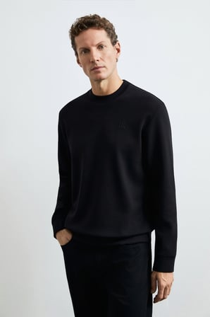 Grand Erkek Sweatshirt Siyah