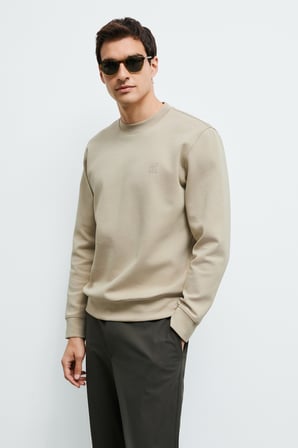 Grand Erkek Sweatshirt Bej