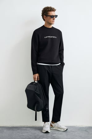 Rowan Erkek Sweatshirt Siyah