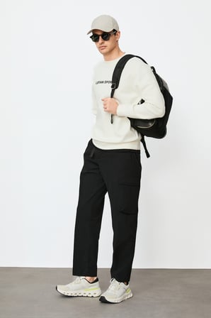 Rowan Erkek Sweatshirt Kırık Beyaz