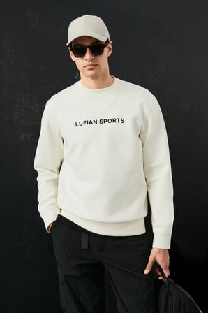 Rowan Erkek Sweatshirt Kırık Beyaz