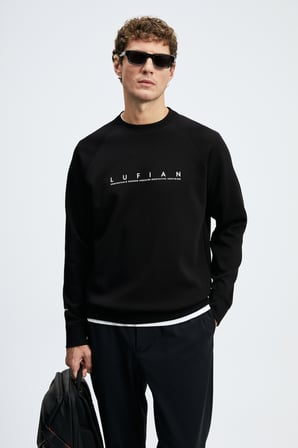 Cooper Erkek Sweatshirt Siyah