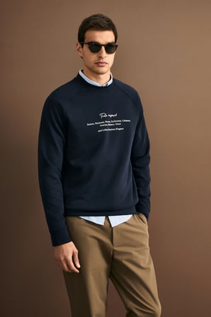 Cole Erkek Sweatshirt Lacivert