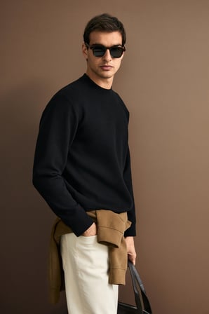 Logan Erkek Sweatshirt Siyah