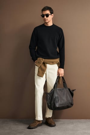 Logan Erkek Sweatshirt Siyah