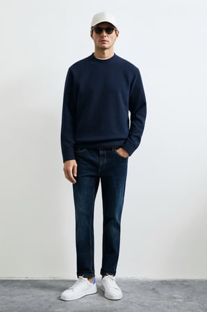 Logan Erkek Sweatshirt Lacivert