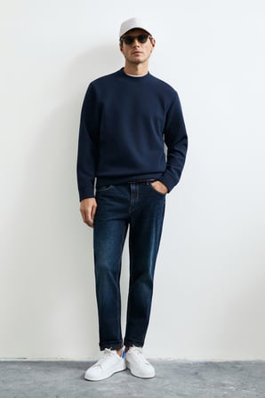 Logan Erkek Sweatshirt Lacivert