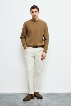 Logan Erkek Sweatshirt Deve Tüyü