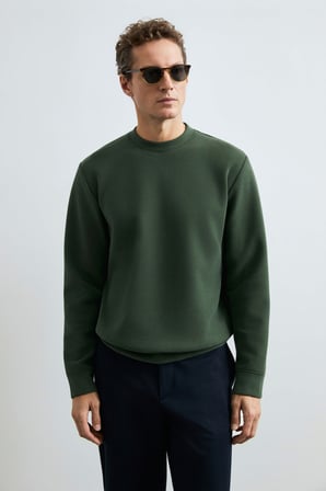 Logan Erkek Sweatshirt Yeşil
