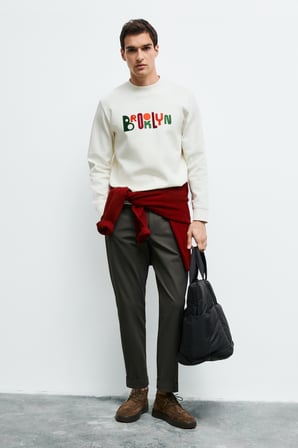 Fınn Erkek Sweatshirt Kırık Beyaz