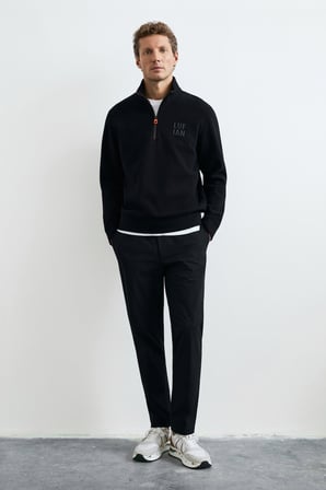 Chase Erkek Sweatshirt Siyah